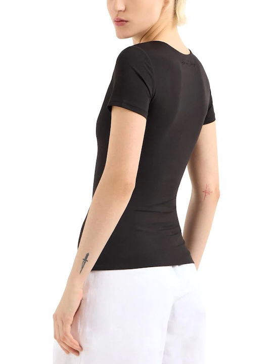 Armani Exchange Μπλούζα Μαυρο