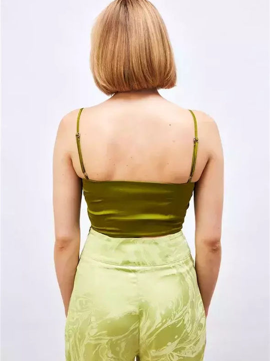 Women's Polo Blouse Pistachio