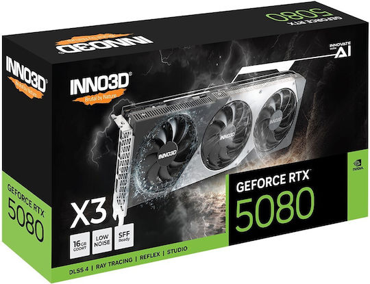 Inno 3D GeForce RTX 5080 16GB GDDR7 X3 Κάρτα Γραφικών