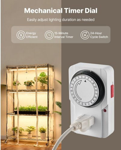 Vevor Επιτραπέζιο Grow Light 3000K με LED και Ισχύ 180W Μ90xΒ35εκ.