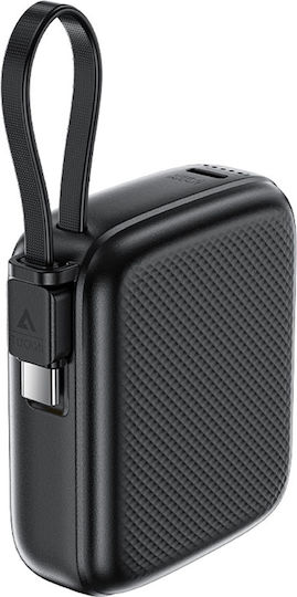 Acefast M15 Power Bank 10000mAh με Θύρα USB-C Power Delivery Μαύρο