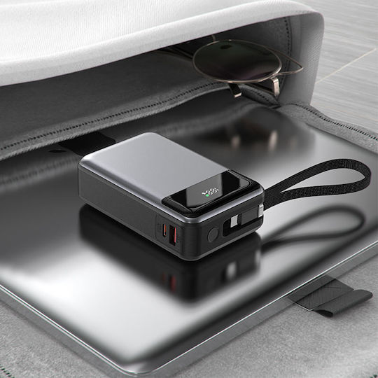 Acefast M21 Power Bank 20000mAh με Θύρα USB-A και Θύρα USB-C Power Delivery Μαύρο