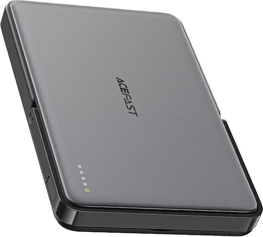 Acefast M16-5000 MagSafe Power Bank 5000mAh με Θύρα USB-C Power Delivery Μαύρο