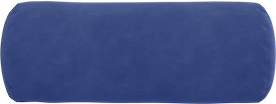 vidaXL Velvet Blue Police Sofa Cushion 40x15cm