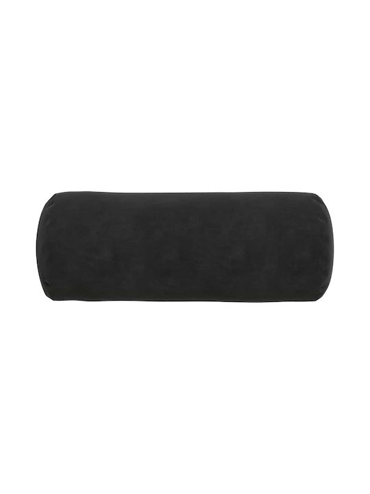 vidaXL Sofakissen Aus Samt Schwarz 40x15cm