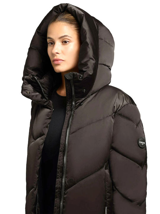 Γυναικείο Μπουφάν για Χειμώνα Black/brown
