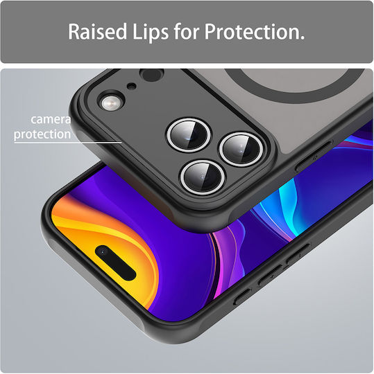 Techsuit Halofrost Ii Umschlag Rückseite Kunststoff Schwarz (Redmi 15C 4G)