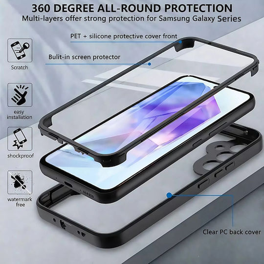 Techsuit ColorVerse 360 Full Cover Silicone Blue (Oppo A5 Pro)