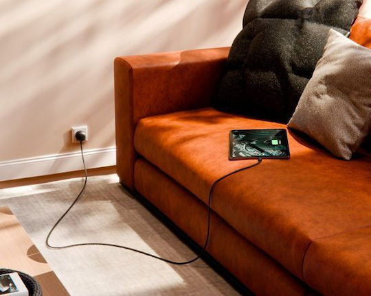 Twelve South Φορτιστής με Ενσωματωμένο Καλώδιο USB-C 30W Power Delivery Slate (PowerCord 3m)