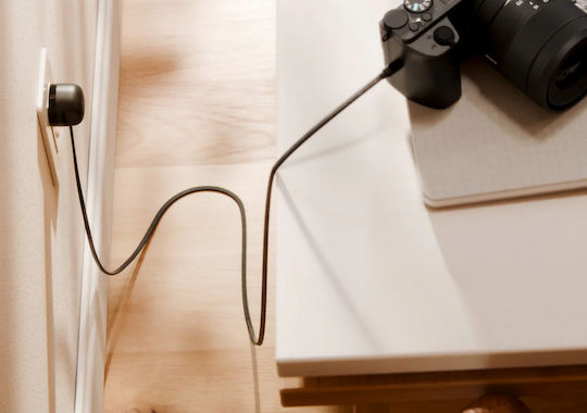 Twelve South Φορτιστής με Ενσωματωμένο Καλώδιο USB-C 30W Power Delivery Slate (PowerCord 3m)