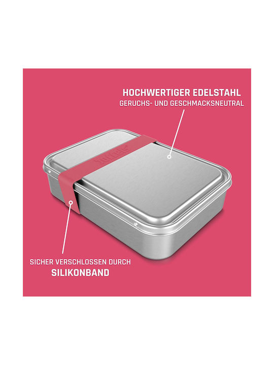 Boddels Inox Lunch Box Red