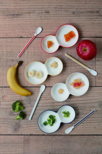 Bento Βox Feeding Set made of Plastic Blue 2pcs