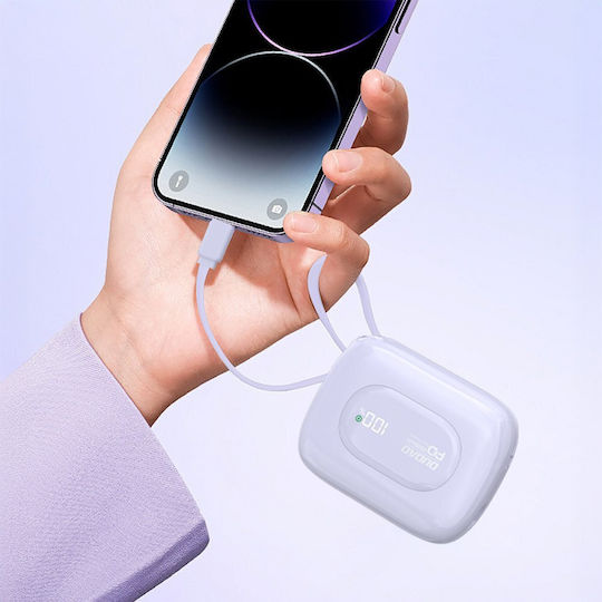 Dudao K32 Power Bank 10000mAh Μωβ