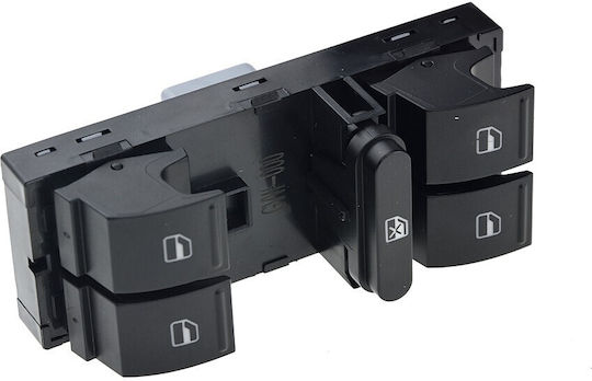 Mcar Car Window Switch for Seat Altea / Ibiza / Leon / Toledo Volkswagen Golf / Jetta / Passat / Polo 10pin Black