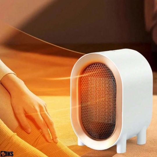 Fan Heater Room Floor White 1200W