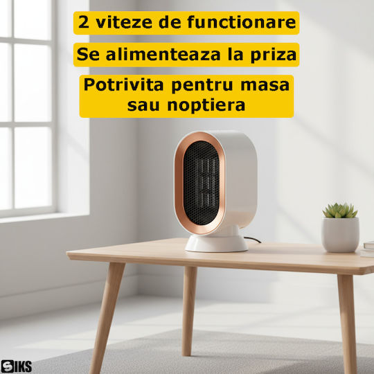 Heizlüfter Boden Weiß 1200W