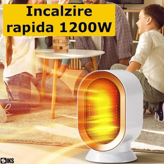 Heizlüfter Boden Weiß 1200W