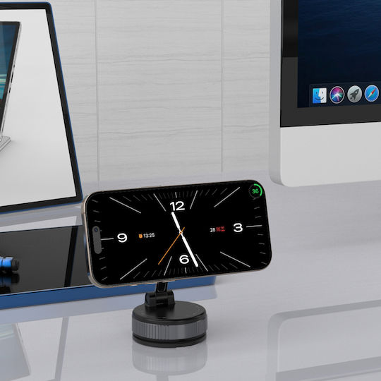 Wozinsky Βάση Κινητού Αυτοκινήτου με Μαγνήτη MagSafe Μαύρη