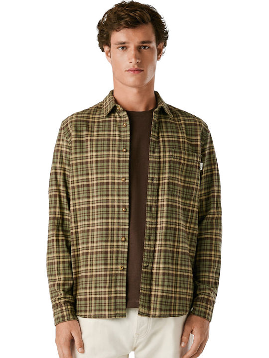 Μακρυμάνικo Overshirt Military Green PM3090828-679