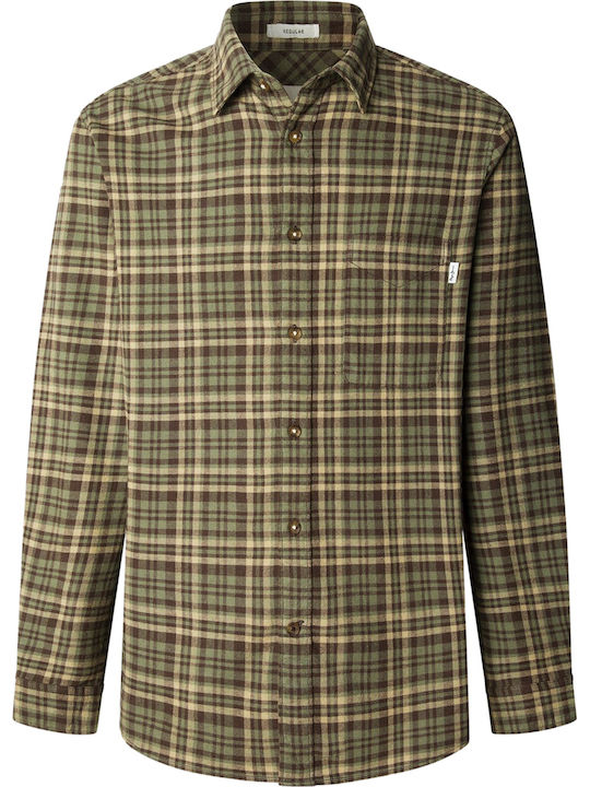 Μακρυμάνικo Overshirt Military Green PM3090828-679