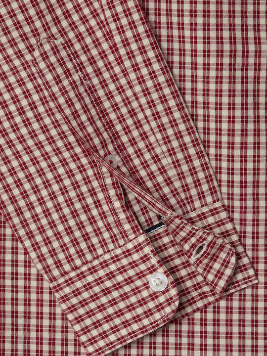 Langärmlig Hemd Rot