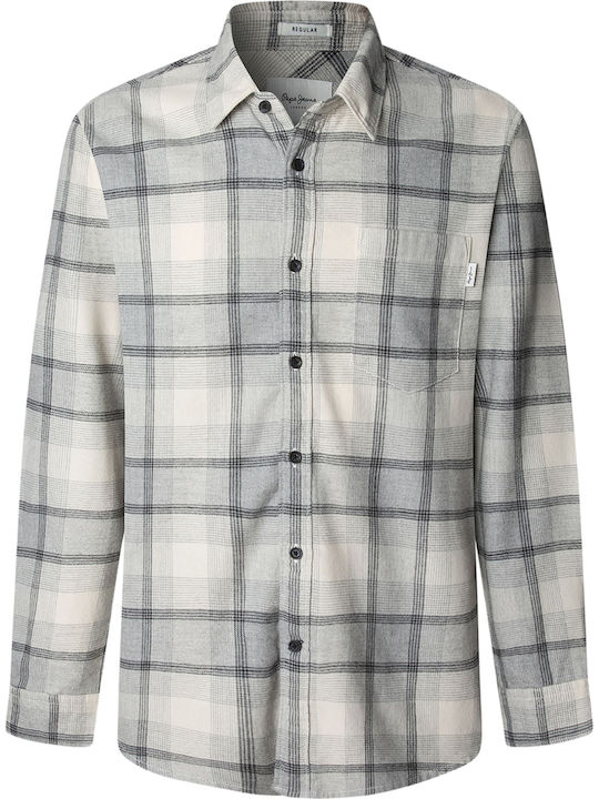 Μακρυμάνικo Overshirt Grey Marl