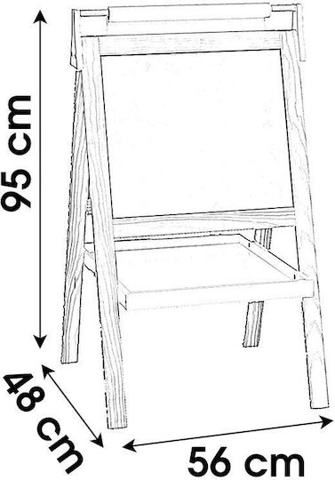 Magnetische Boden Tafel 53.593.4cm