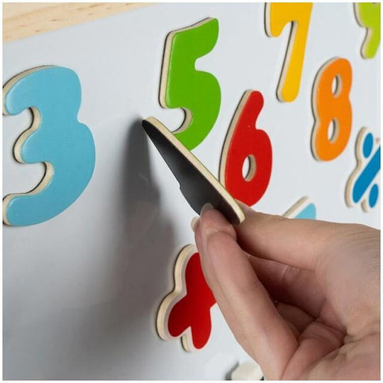 Educational Wooden Blackboard Magnetic Drawing Board 2 in 1 Double-Sided Aria Trade