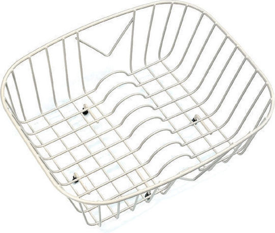 Sanitec Νο 9 Στραγγιστήρι Γούρνας Inox Ασημί 40x32cm
