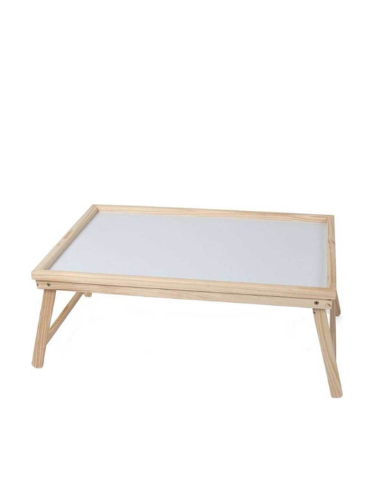 Ξύλινος Δίσκος Κρεβατιού 50x30x21cm