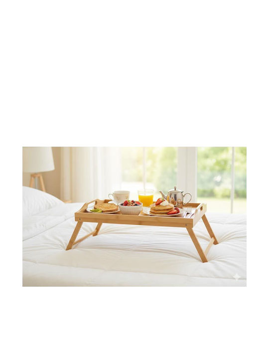 Cheffinger Lemnos Dreptunghiular Tavă de Servire cu Mânere în Culoare Maro CF-5021 1buc