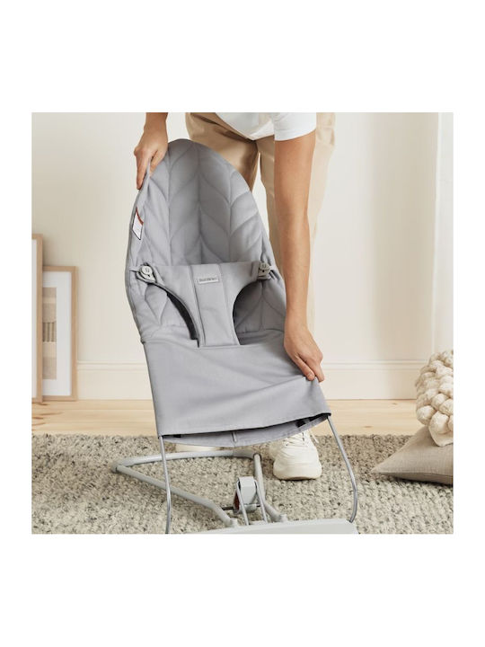 BabyBjorn Manual Baby Relax Bliss Petal Quilt Light Grey for Child up to 13kg