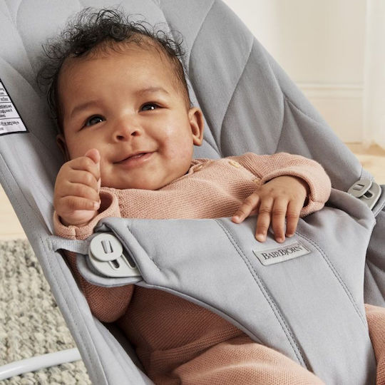 BabyBjorn Handbuch Baby Relax Bliss Petal Quilt Light Grey für Kind bis 13kg