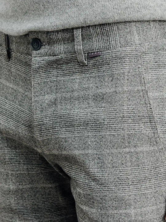 Trousers Chino Elastic Gray