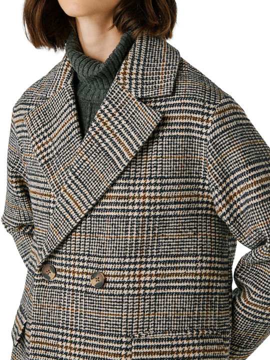 Women's Slate Rose Coat with Belt