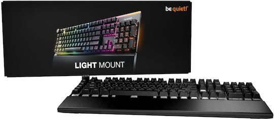Be Quiet Light Mount Gaming KeyPad with Cherry MX Black switches and RGB lighting (English US)