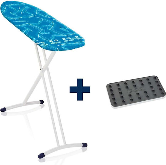 Leifheit Ironing Board For Steam Iron Foldable Blue 130x38cm