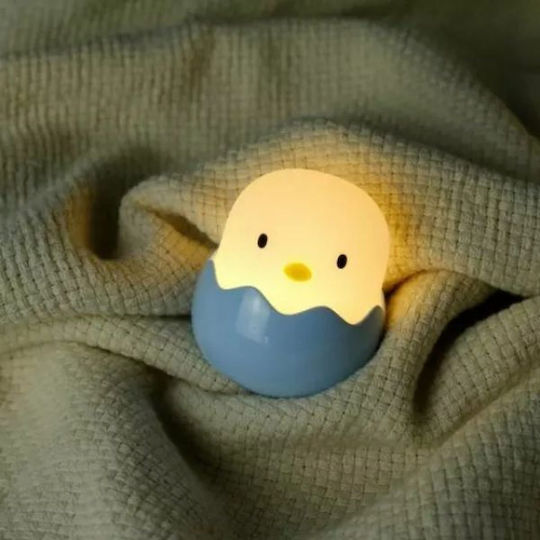 Mega Light Φωτάκι Νυκτός LED Eggy & Friends Baby Eggy USB Μπλε Θερμό