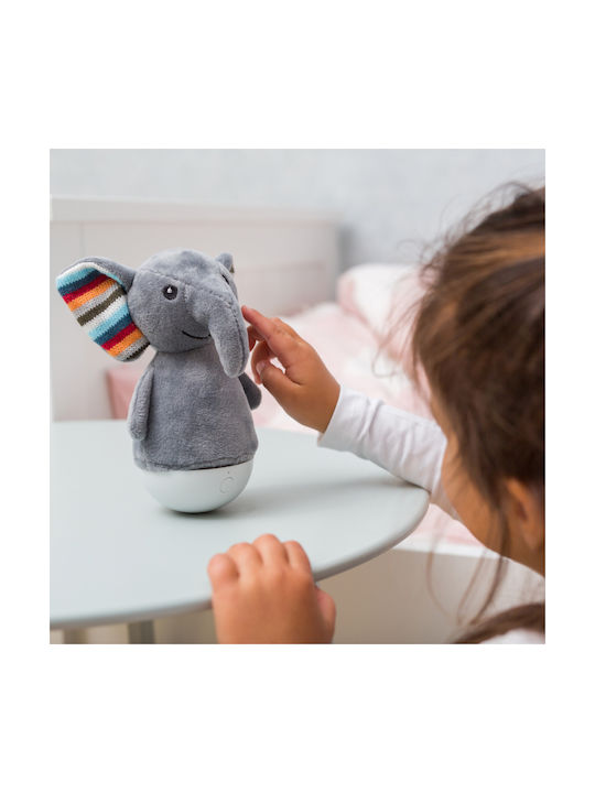 Zazu Nursery Night Light Elly The Elephant Usb Gray With Sensor