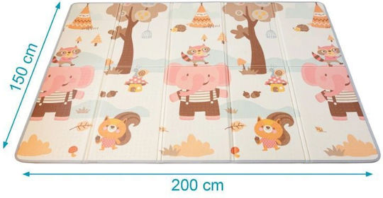 Kiokids Autumn Forest Play Mat for Newborns