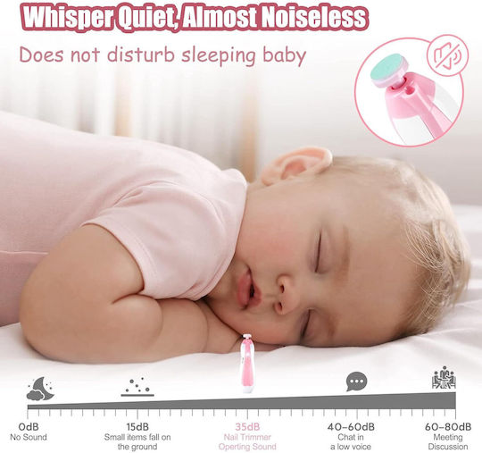 Baby Electric Nail File Pink