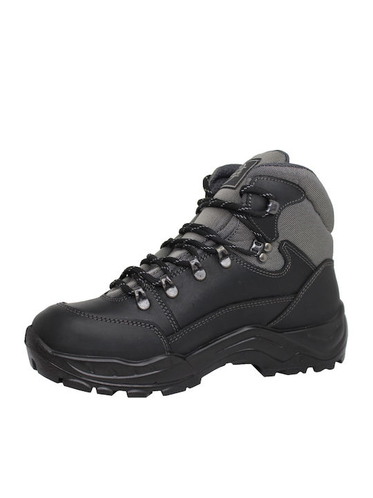 Leather Black Men's Boots