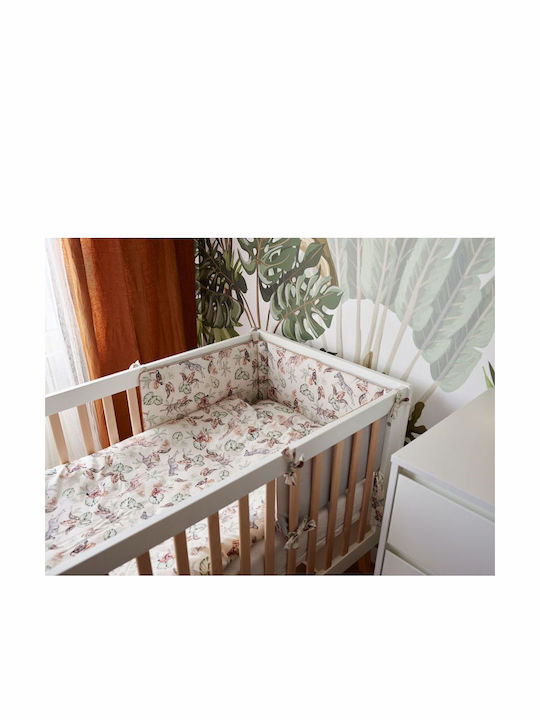 Kidscom Babybett Schaukel Weiß mit Matratze