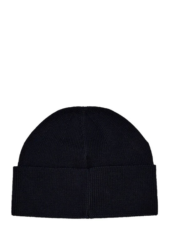 Beanie Männer Beanie mit Rippstrick in Blau Farbe