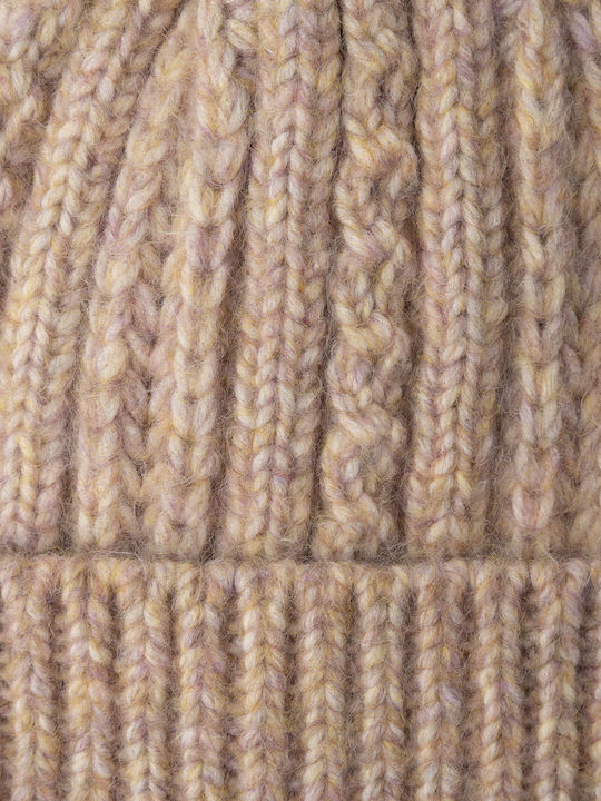 Beanie Frauen Beanie Gestrickt in Rosa Farbe