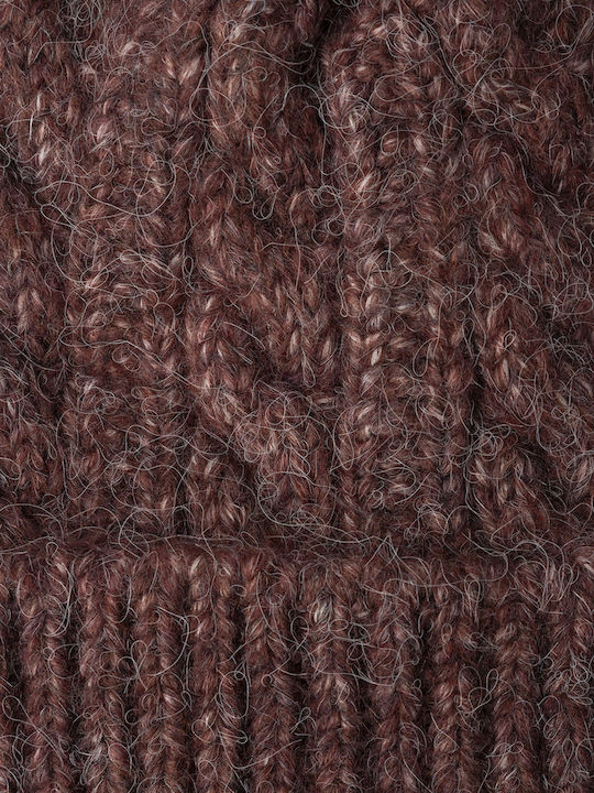 Beanie Frauen Beanie Gestrickt in Rot Farbe