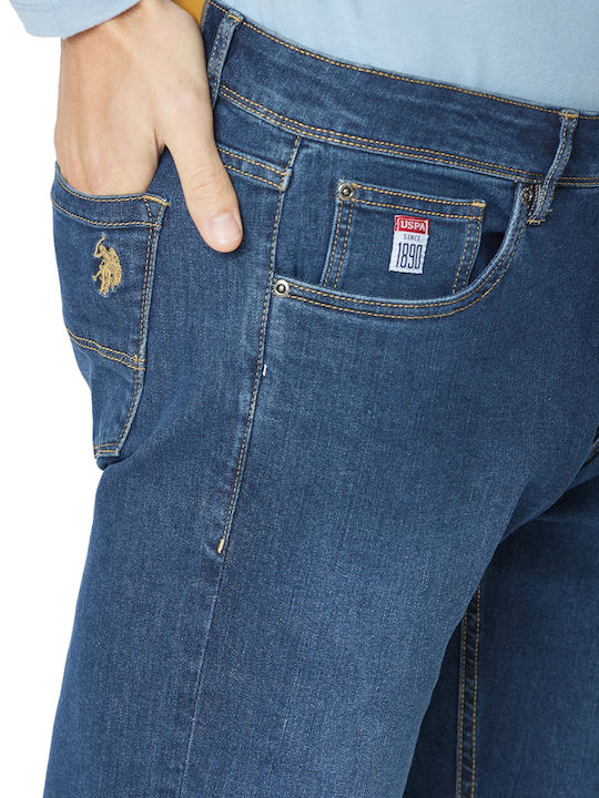 'roma' Men's Jeans Pants Blue Grigio
