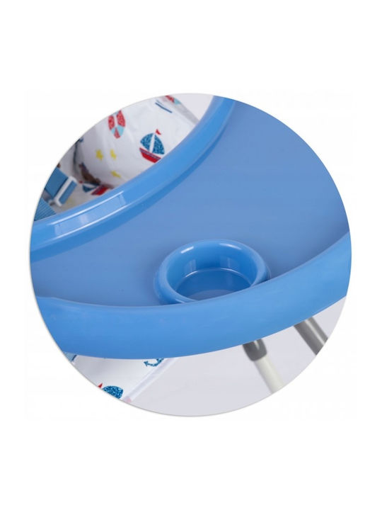 Ricokids Fando Scaun Înalt De Masă Bebe Pliabil Albastru