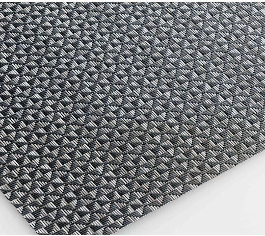 Placemats Pvc Black Grey 30x45cm