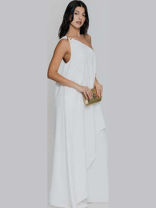 Women's Fabric Trousers White